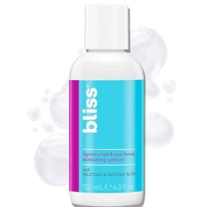 Bliss Ingrown Hair & Razor Bump Eliminating Solution AHA BHA Exfoliant 4oz